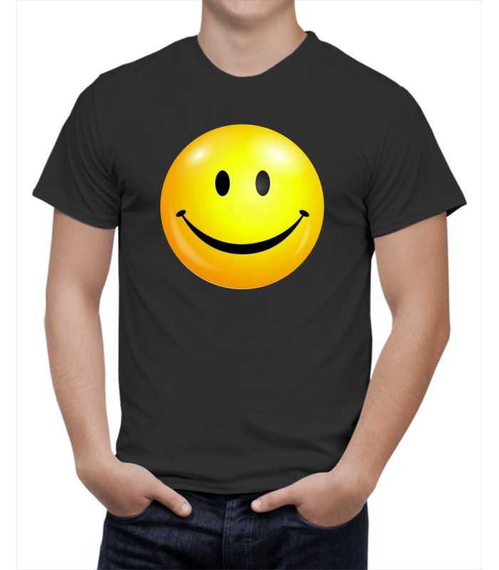 t shirt smiley homme